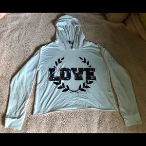 Long Sleeve Cropped Hoodie